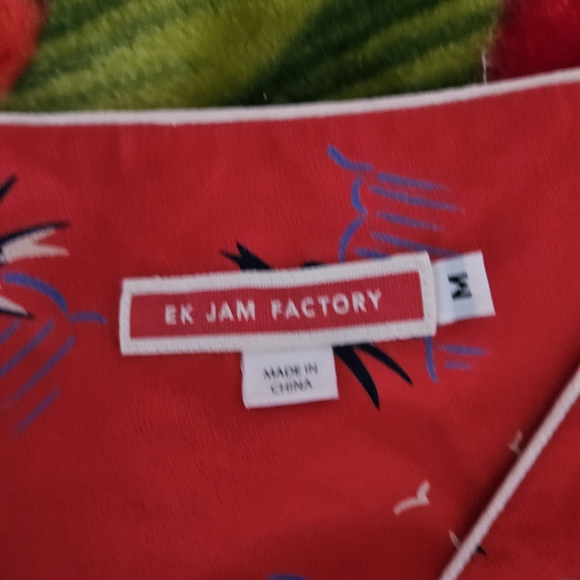 Anthropologie Silk Red Sparrow Shift Dress - Picture 6 of 6